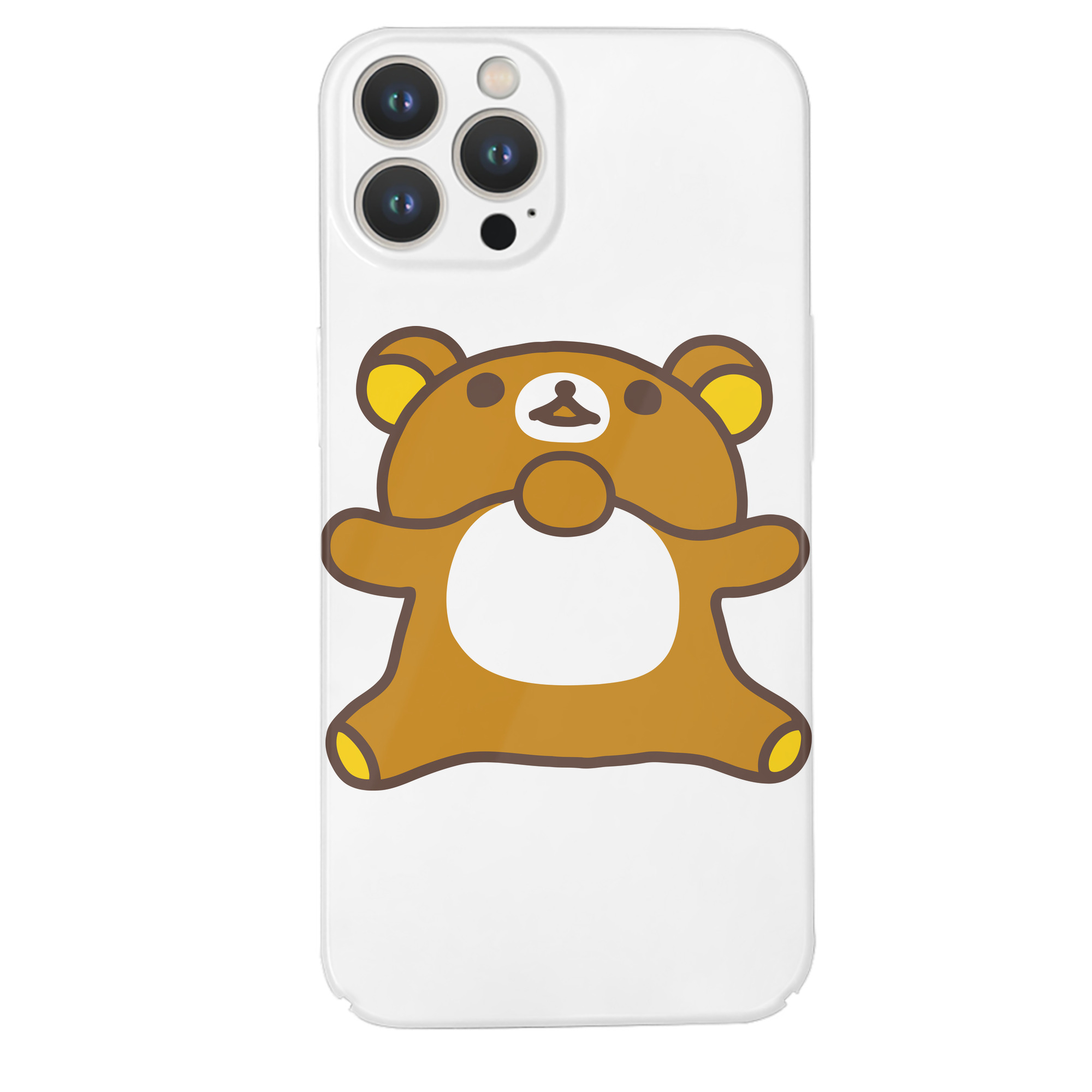 （画像用） リラックマ リラックマ キイロイトリ Rilakkuma Korilakkuma Kiiroitori 【iPhone 14シリーズ対応】ハードケース